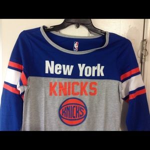 NBA NEW YORK KNICKS WOMEN'S 3/4 LONG SLEEVE SHIRT